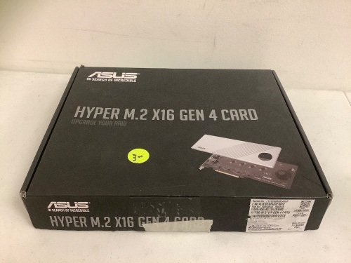 Hyper M.2 X16 Gen 4 Card, Appears New, Sold as is - Lot 81