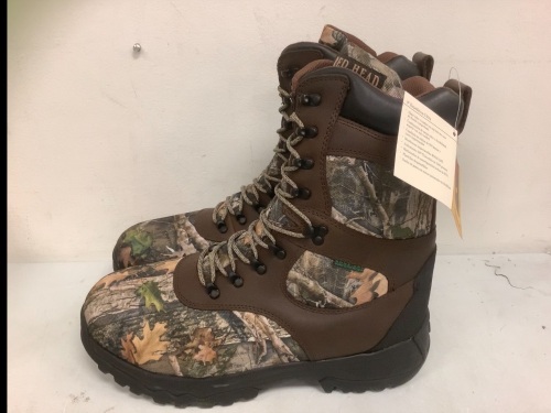 Red Head Boots for Men, Size 12W, Appears New - Lot 144