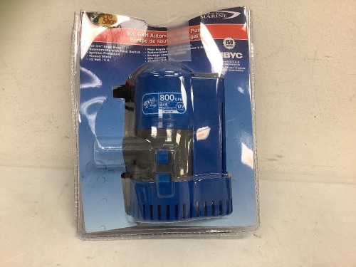 Automatic Bilge Pump, E-Comm Return - Lot 156