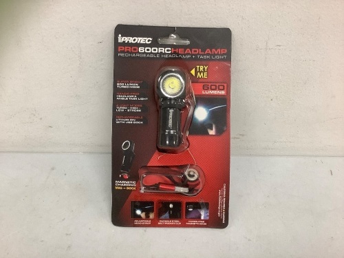 iProtec Pro600RC Headlamp, E-Comm Return - Lot 162
