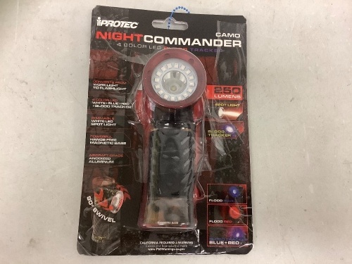 iProtec Night Commander Flashlight, E-Commerce Return, Untested, Sold as is - Lot 176
