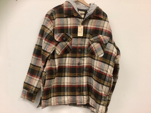 Red Head Flannel Hooded Jacket, Appears New - Lot 191