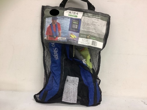A24 Inflatable Life Jacket, E-Commerce Return, Sold as is - Lot 205