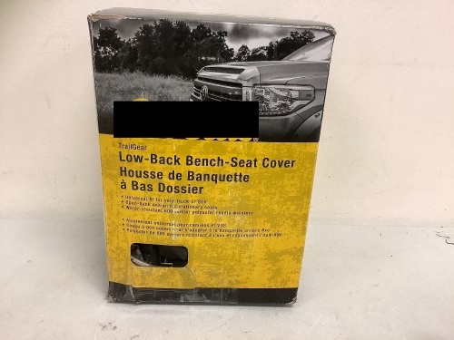 TrailGear Low Back Bench Seat Cover, E-Commerce Return, Sold as is - Lot 206