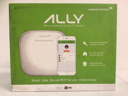 Amped Wireless Ally Wifi Router, New, Sold as is - Lot 422