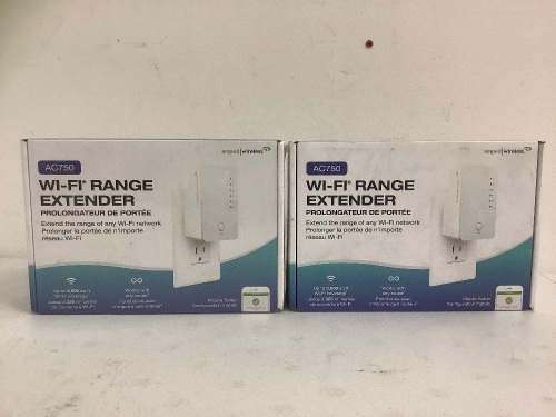 Amped Wireless AC750 Wifi Range Extender, New, Sold as is - Lot 432