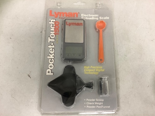 Lyman Electronic Reloading Scale, Appears New, Sold as is - Lot 374