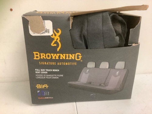 Browning Full Size Truck Bench Seat Cover, E-Comm Return - Lot 553
