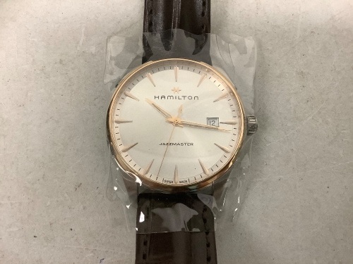Hamilton Jazzmaster Gent Quartz Silver Dial Mens Watch, Appears New, Sold as is - Lot 64