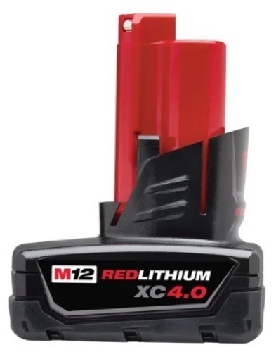 M12 RedLithium XC 4.0AH Extended Capacity Battery Pack, 2-Pack - Lot 7616