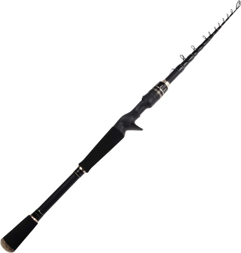 KastKing Blackhawk II Telescopic Fishing Rods, Graphite Rod Blanks & Durable Solid Glass Tip, Floating Guides, 1pc Fishing Rod Performance, Comfortable EVA Handle, Newly Designed Travel Rod - Lot 8187