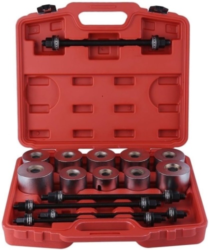 27 Pcs Universal Press & Pull Sleeve Kit Bush Bearing Removal Insertion Tool Set - Lot 8191