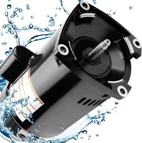 B2853 Pool Pump Motor 1HP Compatible with Sta-Rite, Hydro-Tech, Premier, Aquaflo, Red jacket, Sears, Pac Fab and Pentair Pumps. 230/115V, for 56Y Frame. Replacement OE Number: B2853, B2853V1(89410014) - Lot 8193