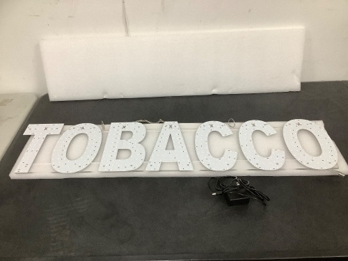 Led TOBACCO Sign - Lot 8652anm
