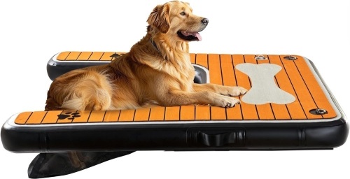 Dog Water Ramp for Dogs up to 210 lbs to Easily Climb Out of The Water - Lot 8708