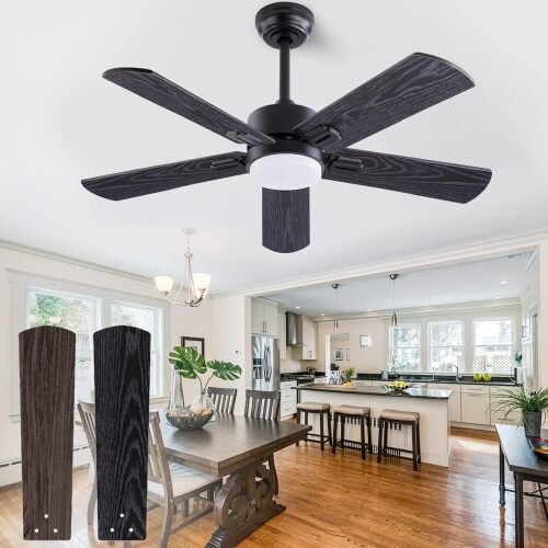 42" Ceiling Fan with Light and Remote - Lot 8983