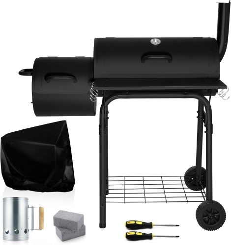 Leonyo Charcoal Grill with Smoker - Lot 8966