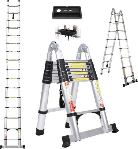Aluminum Telescoping A Frame Ladder - Lot 8874