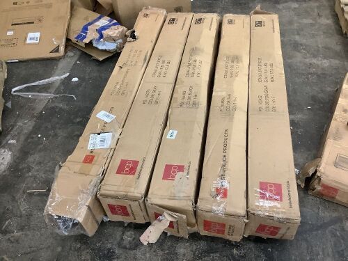 Lot of (5) 3-Tier Solar LED Patio Umbrellas - Uninspected  - Lot 129
