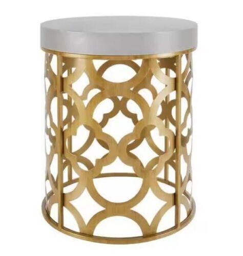 Hampton Bay 19 in. H Metal Garden Stool  - Lot 226