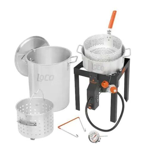 LOCO 30 qt. Boil Fry Steam Kit  - Lot 228
