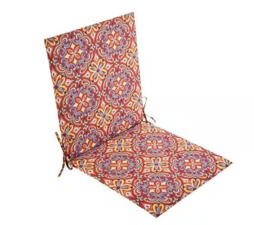 Lot of (2) StyleWell Universal 19.5 in. x 19.5 in. One Piece Outdoor Sling Chair Cushion in Crawford Medallion  - Lot 337