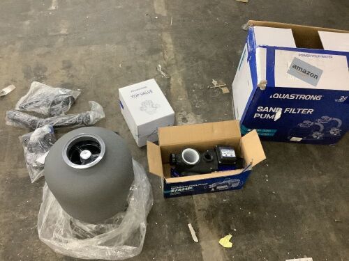 AQUASTRONG 16in Sand Filter Pump for In/Above Ground Pool  - Lot 339
