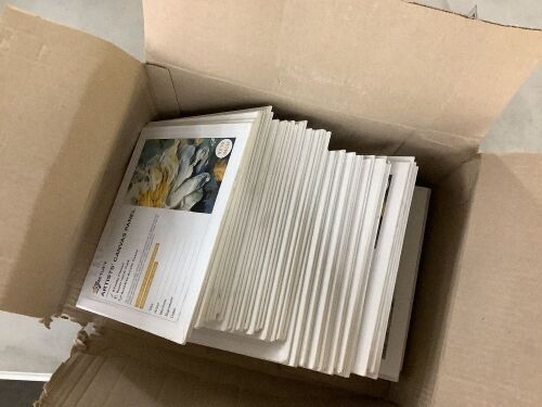 Simetufy Canvas Panels, 8" x 10", 52 Pack  - Lot 626