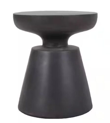 Noble House Olcott Antique Copper Stone Outdoor Patio Side Table  - Lot 87