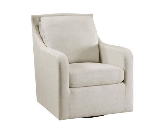 Homelegance Yarrow Beige Textured Fabric Swivel Arm Chair  - Lot 31