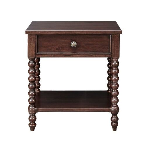 Madison Park Beckett Nightstand Morocco Brown - Lot 79