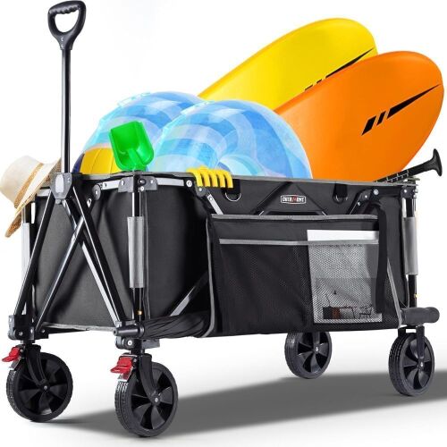 Overmont Collapsible Foldable Wagon Cart - Lot 152