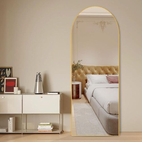CONGUILIAO Full Length Arched Floor Mirror,  64"x21" - Lot 465