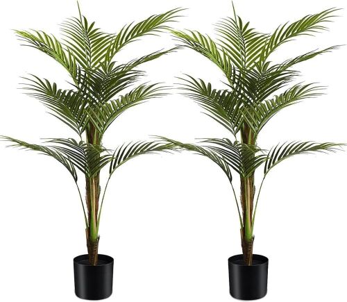 Artificial Areca Palm Trees, 2 Pack  - Lot 467
