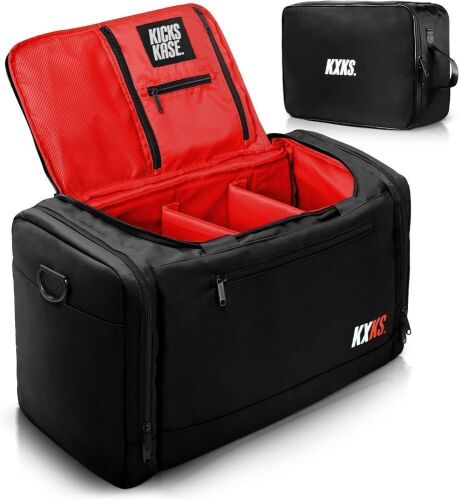 Kicks Kase Premium Sneaker Travel Duffel Bag w/ 3 Adjustable Compartments  - Lot 164