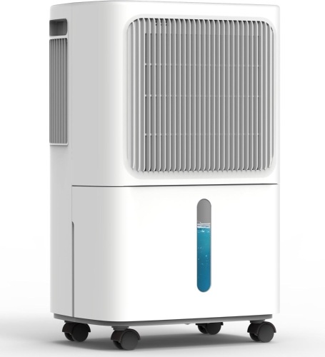 2500 Sq. Ft Dehumidifier for Basement, 34 Pint Dehumidifiers For Home, Large Room, Auto Drain or Manual Drainage, Digital Control Panel, Auto Defrost, 24H Timer, Child Lock - Lot 9052