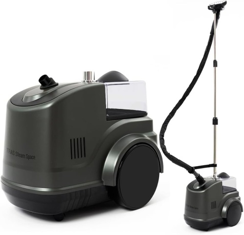 Professional Steamer Iron for Clothes - Clothes Steamer, Garment Steamer for Clothes, Fabric Steamer for Clothes, Clothing Steamer3L large water tank1600 watts (Grey) - Lot 9043