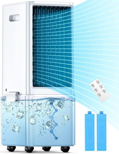 COOLECH Evaporative Air Cooler 3-IN-1 Windowless Air Conditioner - Lot 9166