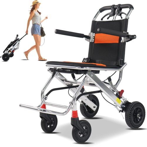 Portable Folding Wheelchair - Lot 9250