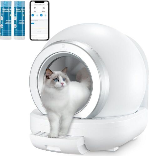 Automatic Self Cleaning Cat Litter Box  - Lot 80