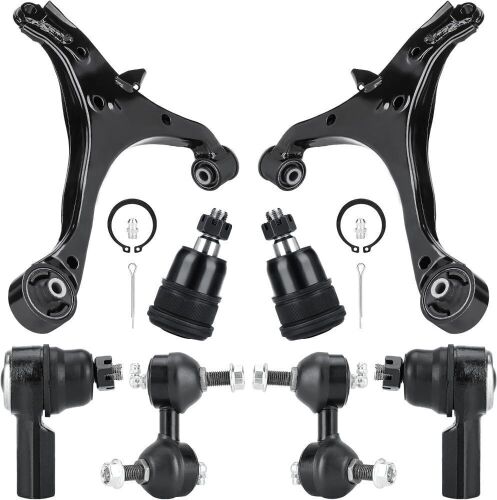 Front Lower Control Arm Fit for Honda Civic 2001-2005 with Ball Joint, Front Sway Bar, Outer Tie Rod - Lot 147