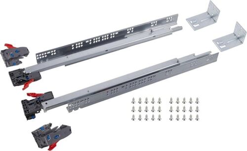 21 inch Soft Close Undermount Full Extension Drawer Slides, 3 Pair  - Lot 258