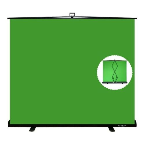 RAUBAY Collapsible Green Screen 78.7" x 74.8"  - Lot 380