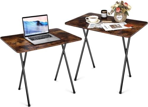 Wenqik Foldable Table TV Trays, Set of 2  - Lot 383