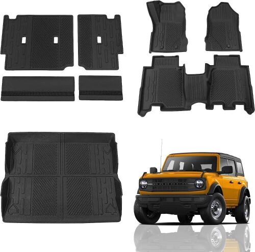 Maxzina Floor Mats Compatible with 2021-2024 Ford Bronco - Lot 400
