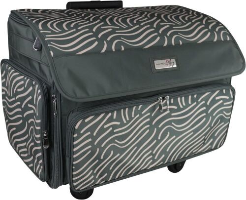 Everything Mary 4 Wheel Folding Sewing Machine Storage Bag for Brother Singer  - Lot 407