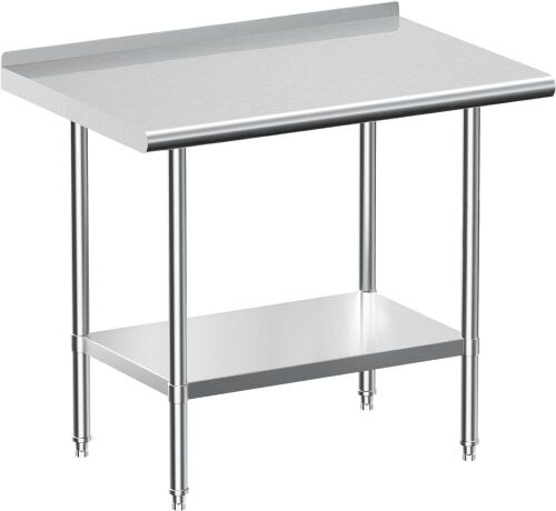 Stainless Steel Prep Table, 24" x 36" x 34"  - Lot 527