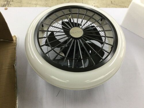 19" Caged Ceiling Fan  - Lot 601