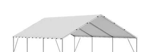 10 ft. x 20 ft. Carport Replacement Canopy Cover - Lot 634
