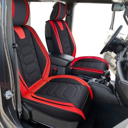 OASIS AUTO Jeep Wrangler JK JL Seat Covers 2007-2025 - Lot 727
